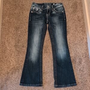 Miss Me Dark Blue Flare Jeans